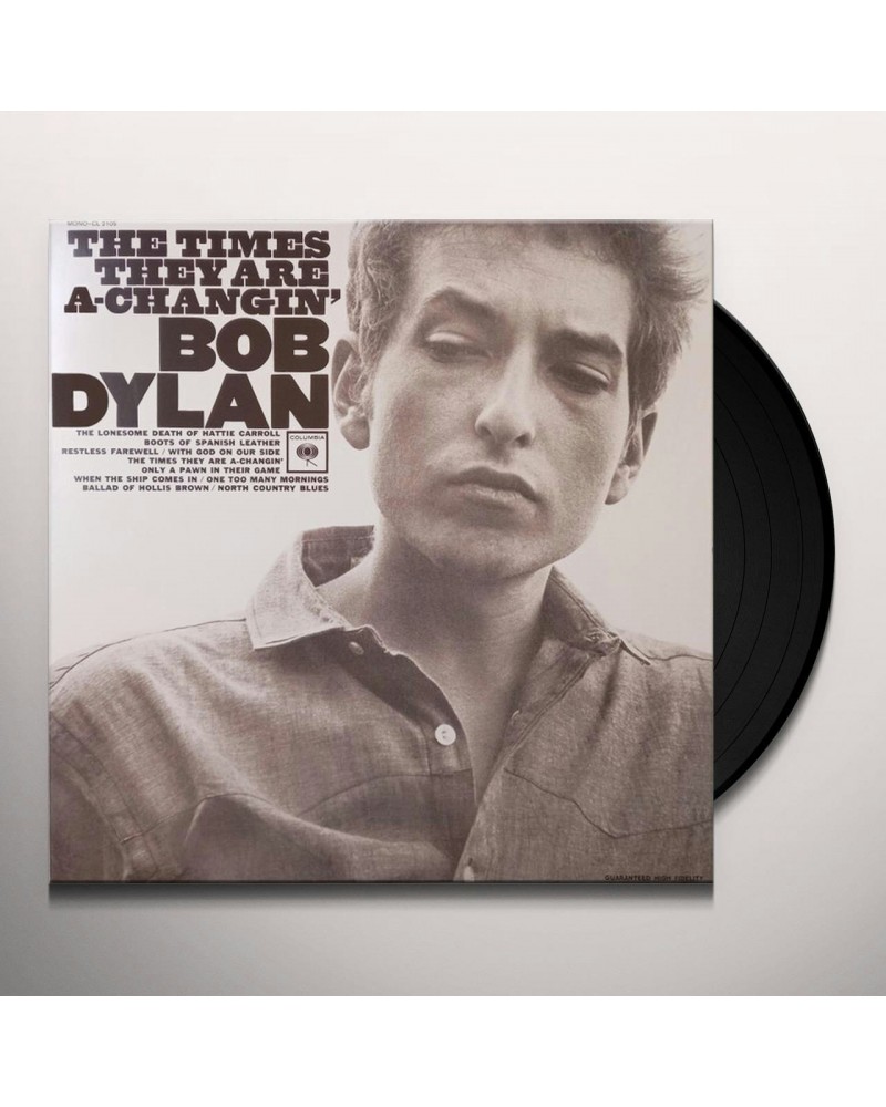 $8.08 Bob Dylan TIMES THEY ARE A CHANGIN Vinyl Record Vinyl