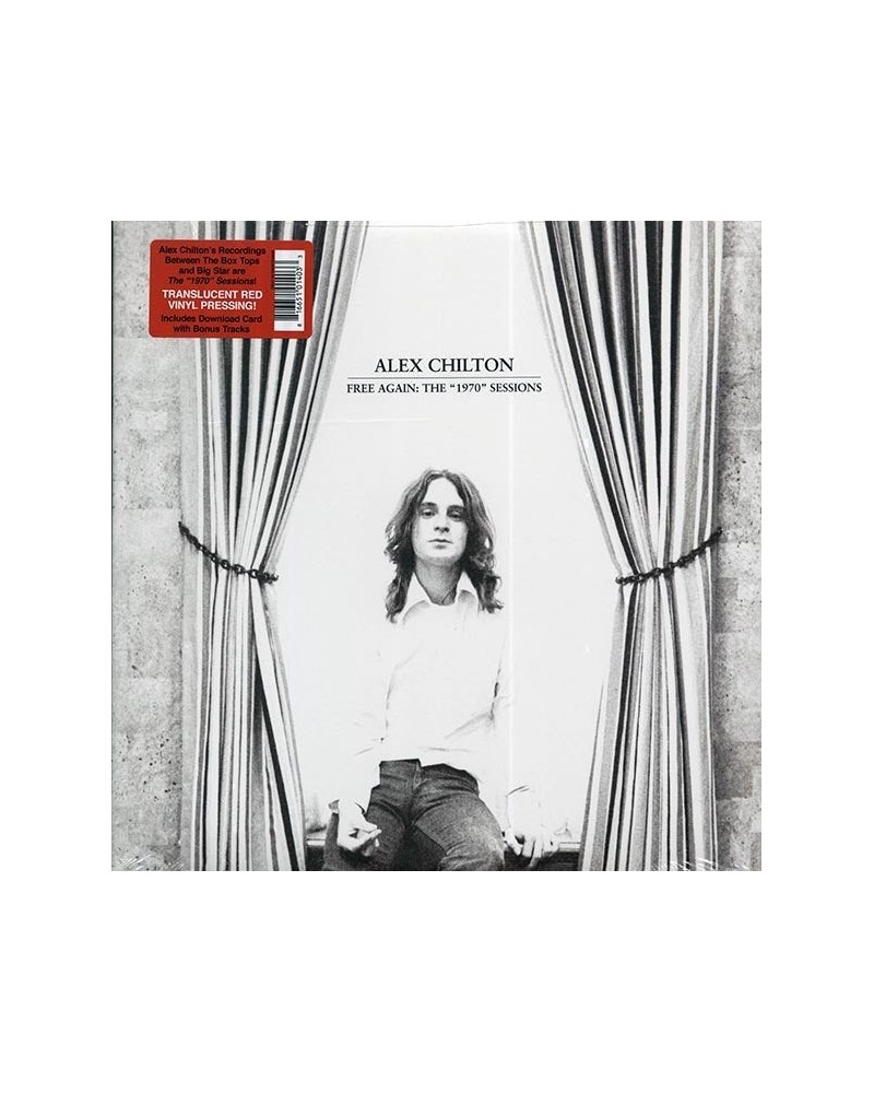 $22.25 Alex Chilton LP - Free Again: The 1970 Sessions (+ 2 bonus tracks) (ltd. ed.) (incl. mp3) (180g) (red vinyl) Vinyl