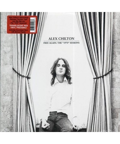 $22.25 Alex Chilton LP - Free Again: The 1970 Sessions (+ 2 bonus tracks) (ltd. ed.) (incl. mp3) (180g) (red vinyl) Vinyl