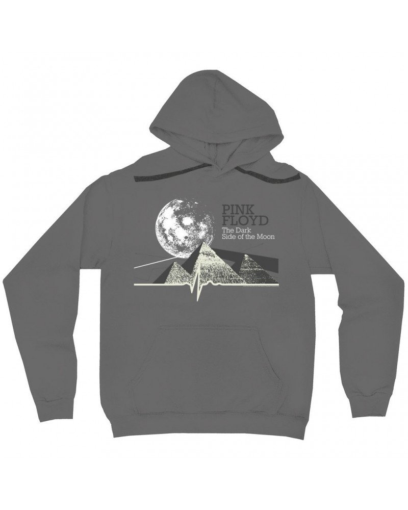 $12.78 Pink Floyd Hoodie | Moon Over Pyramids Design Hoodie Sweatshirts