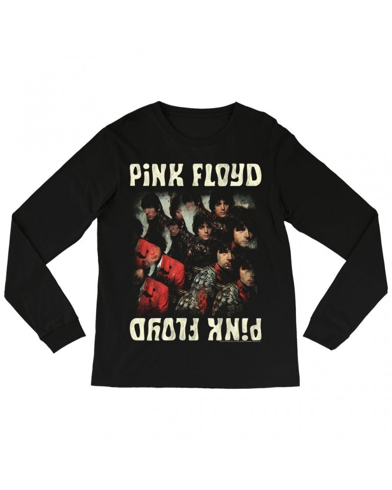 $10.48 Pink Floyd Long Sleeve Shirt | The Piper Mirror Image Distressed Shirt Shirts