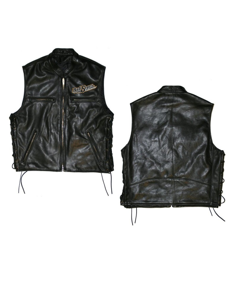 $144.55 Bob Seger & The Silver Bullet Band Leather Vest Outerwear