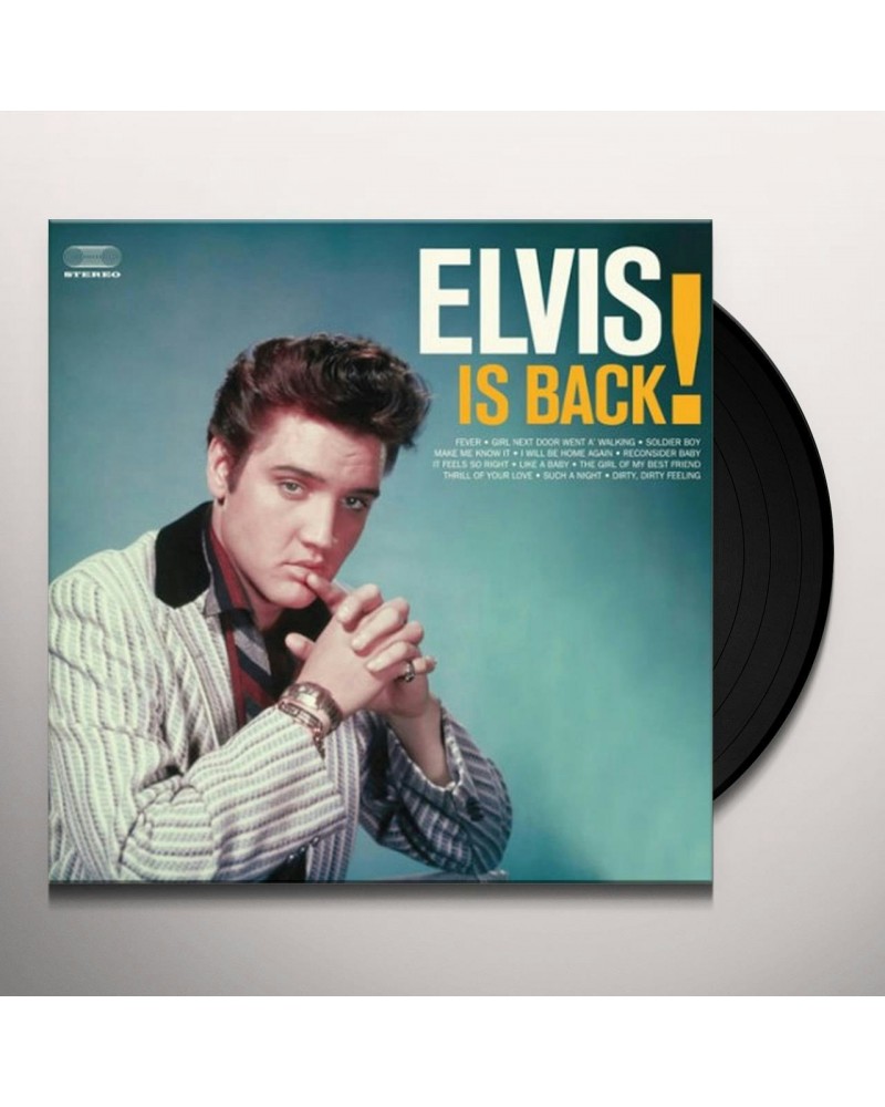 $7.79 Elvis Presley IS BACK - LIMITED EDITION IN SOLID ORANGE COLORED VINYL Vinyl Record Vinyl