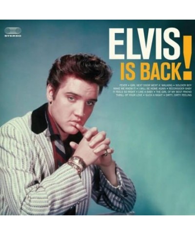 $7.79 Elvis Presley IS BACK - LIMITED EDITION IN SOLID ORANGE COLORED VINYL Vinyl Record Vinyl