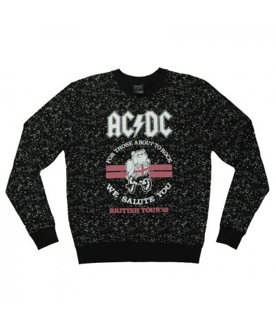 $4.56 AC/DC Britain '82 About To Rock Crew Neck Sweatshirt Sweatshirts