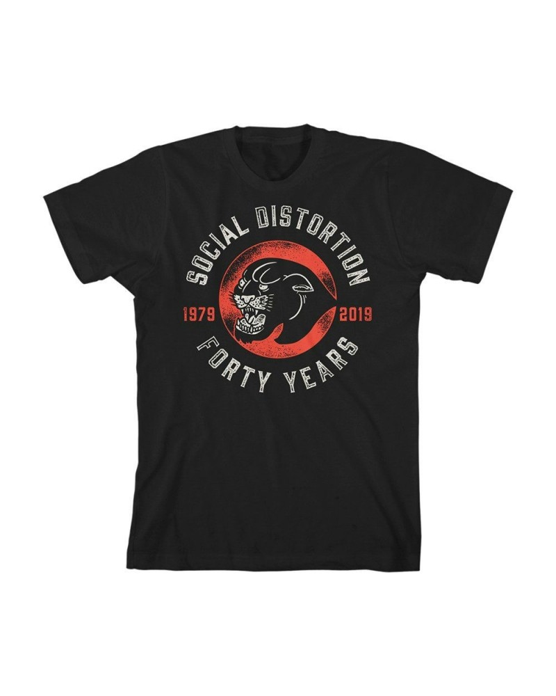 $13.77 Social Distortion Panther T-Shirt (Black) Shirts