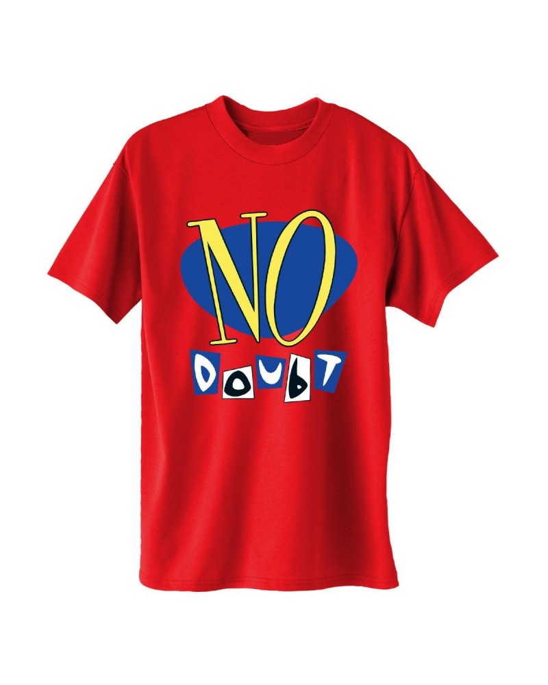 $8.40 No Doubt Vinyl Release Red Unisex Tee Vinyl