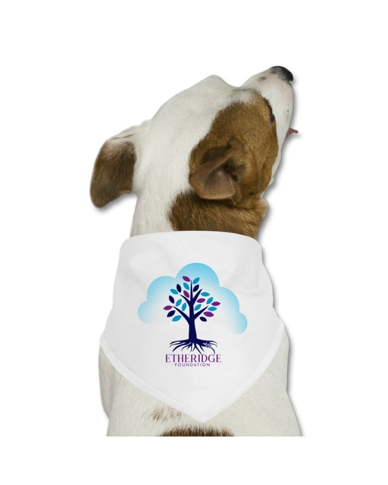 $6.60 Melissa Etheridge White Etheridge Foundation Pet Bandana Accessories