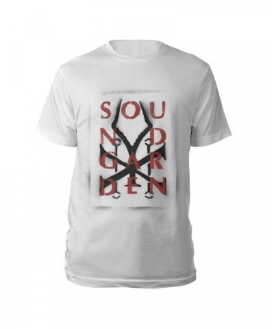 $10.98 Soundgarden Spray Paint Logo Tee Shirts