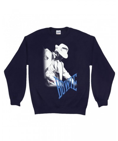 $11.88 David Bowie Sweatshirt | Bowie 1983 Concert Stage Silhouette Sweatshirt Sweatshirts