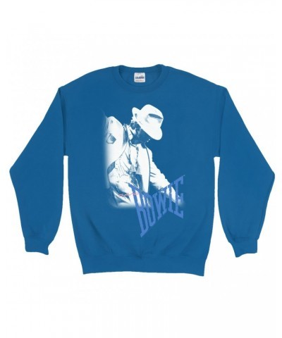 $11.88 David Bowie Sweatshirt | Bowie 1983 Concert Stage Silhouette Sweatshirt Sweatshirts