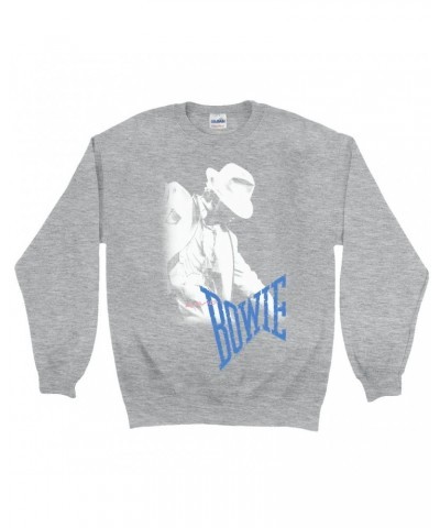 $11.88 David Bowie Sweatshirt | Bowie 1983 Concert Stage Silhouette Sweatshirt Sweatshirts