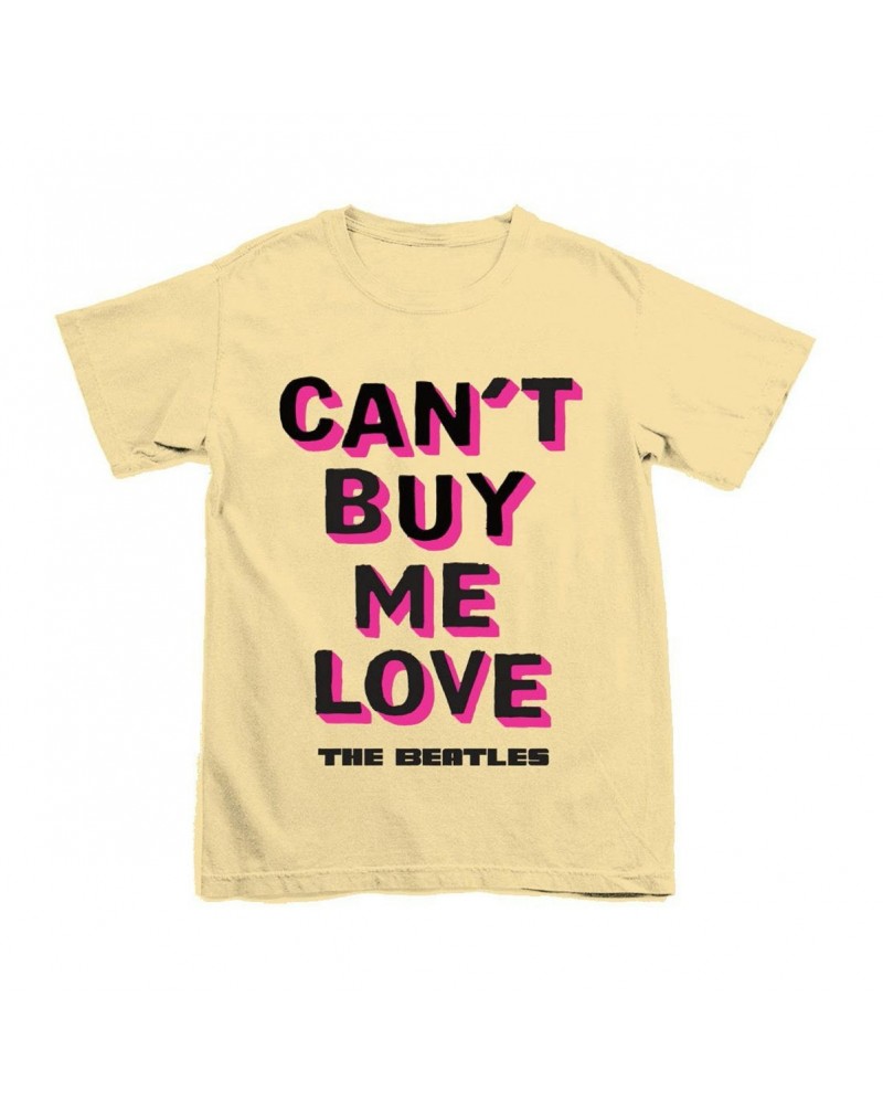 $14.70 The Beatles Can’t Buy Me Love Yellow T-Shirt Shirts