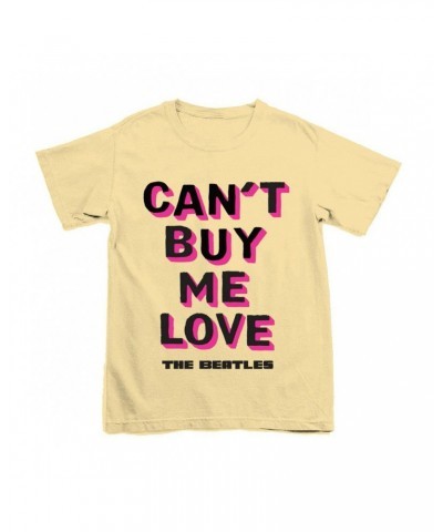 $14.70 The Beatles Can’t Buy Me Love Yellow T-Shirt Shirts