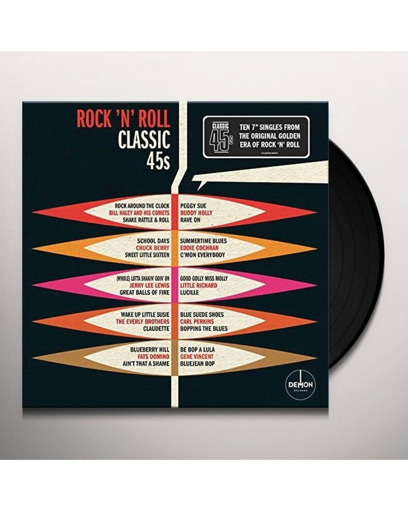 $12.95 ROCK N ROLL: CLASSIC 45'S / VARIOUS CLASSIC 45S: ROCK N ROLL / VARIOUS Vinyl Record Vinyl