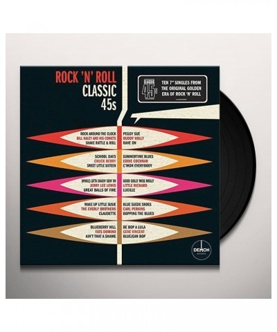 $12.95 ROCK N ROLL: CLASSIC 45'S / VARIOUS CLASSIC 45S: ROCK N ROLL / VARIOUS Vinyl Record Vinyl