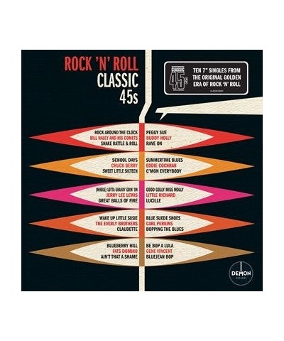 $12.95 ROCK N ROLL: CLASSIC 45'S / VARIOUS CLASSIC 45S: ROCK N ROLL / VARIOUS Vinyl Record Vinyl