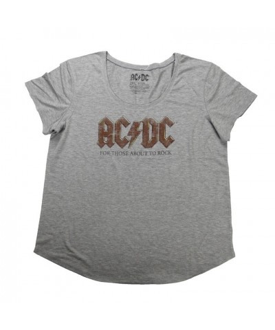 $1.80 AC/DC Faded Logo For Those About To Rock T-Shirt Shirts