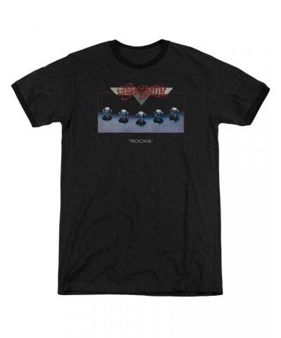 $7.59 Aerosmith Shirt | ROCKS Premium Ringer Tee Shirts