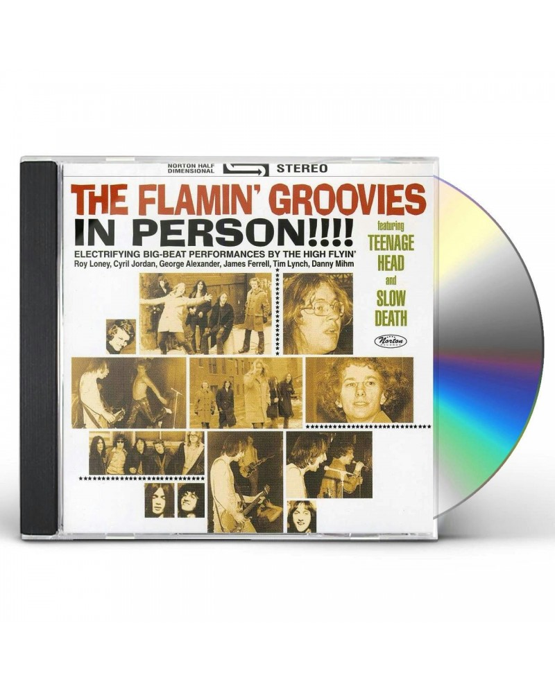 $4.05 Flamin' Groovies IN PERSON CD CD